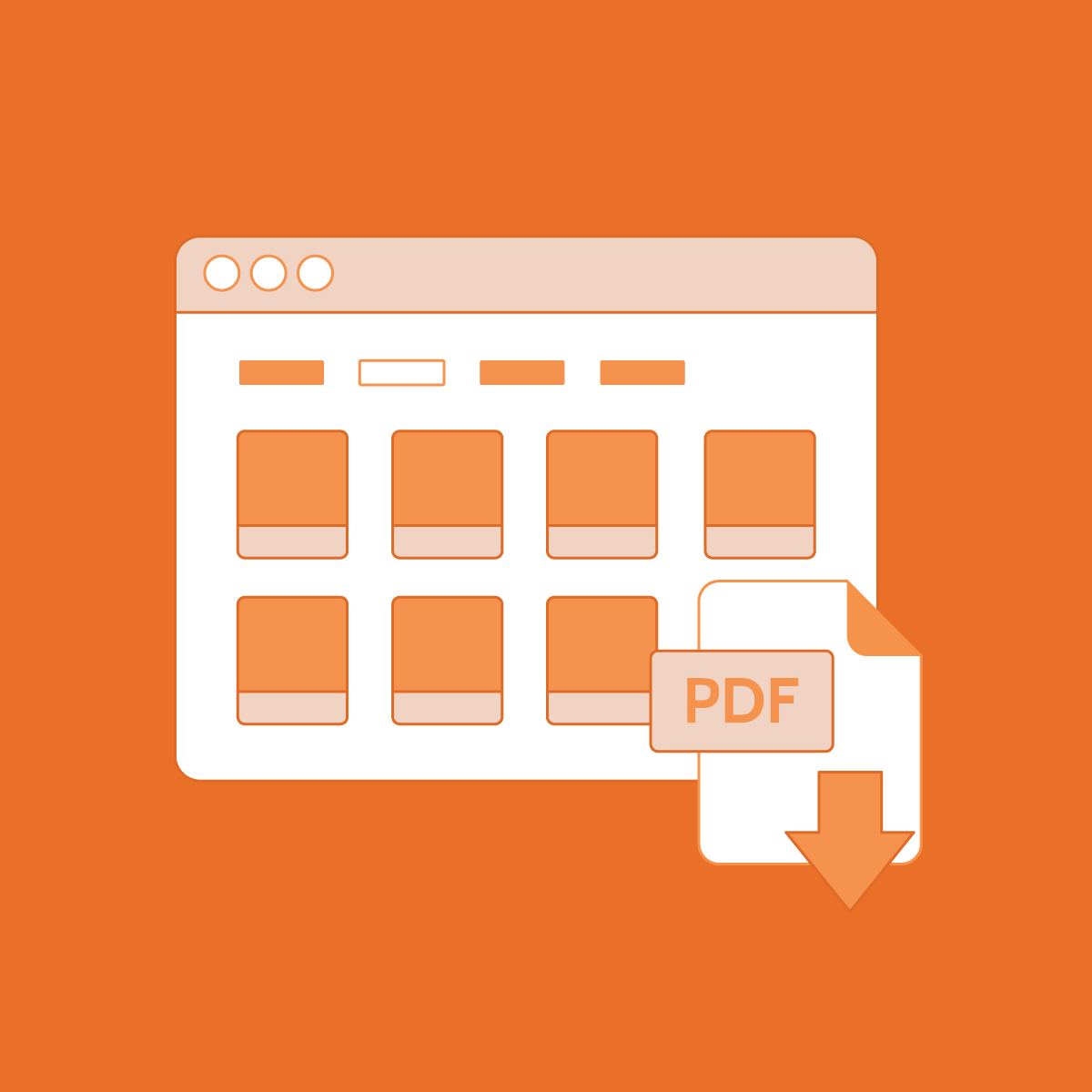 Quickly create product PDF catalogs. Allow users to print product catalogs on collection pages.
