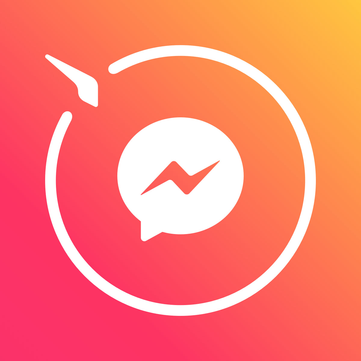 Provide your audience with an easy way to contact you on Facebook Messenger.