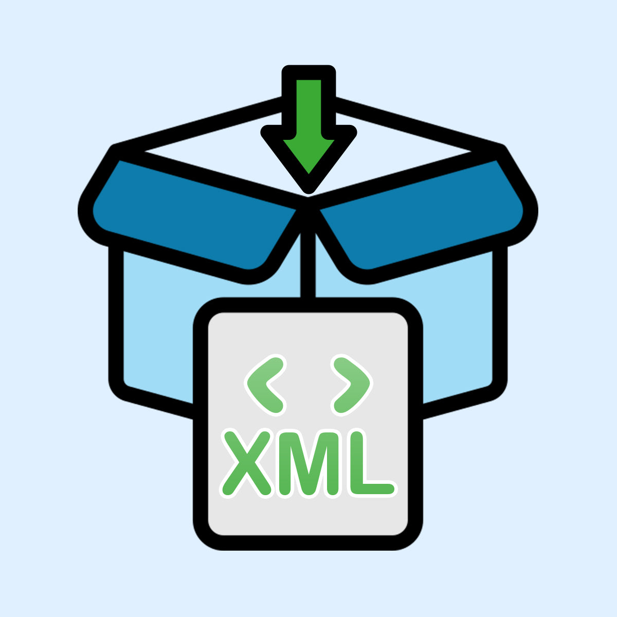 With XML Product Import you can quickly import all the products in your XML connection! logo