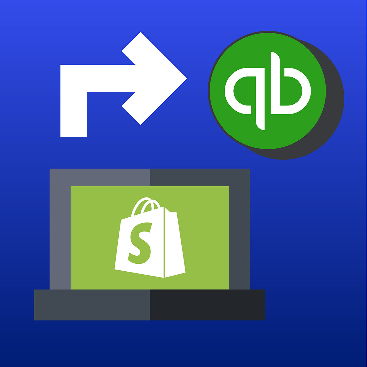 Real-time automation syncs orders, payouts, inventory, dropshipping, and more to QuickBooks Desktop logo