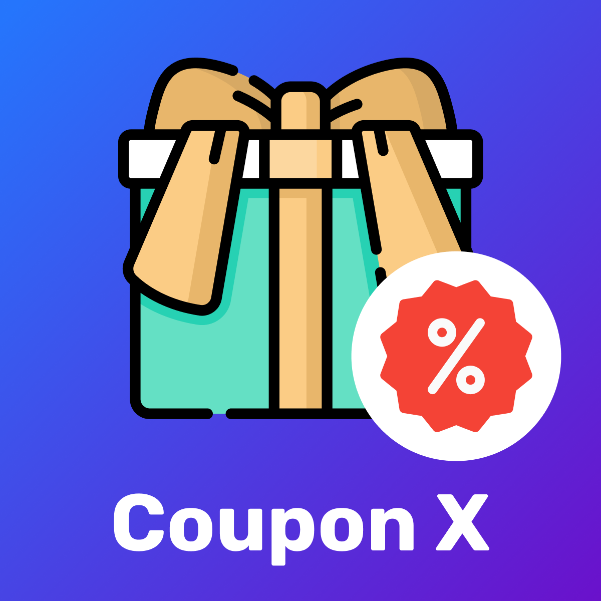 Coupon X: Discount Code Pop Up logo