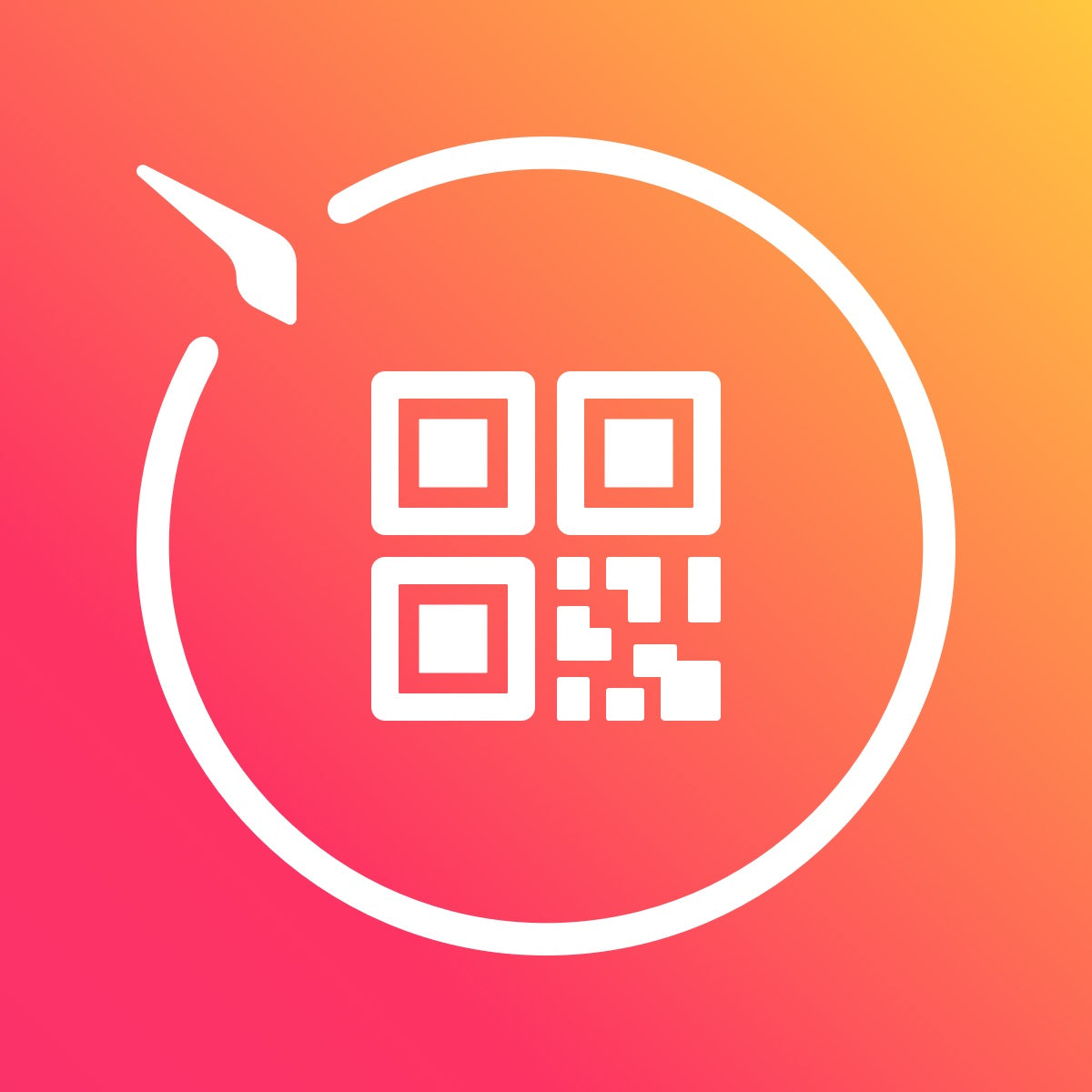Use a QR code on your website to help people get any info instantly on their phones logo