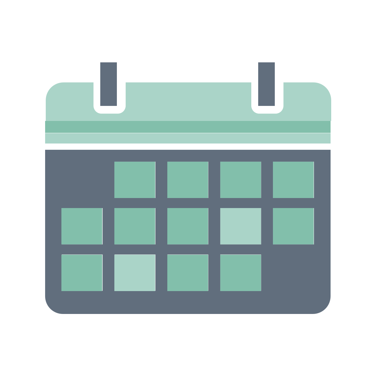 Calendar booking app for appointment calendly, rental. Booking app & Appointment booking logo