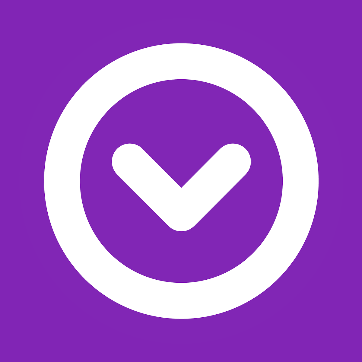 The direct-to-fan app. logo