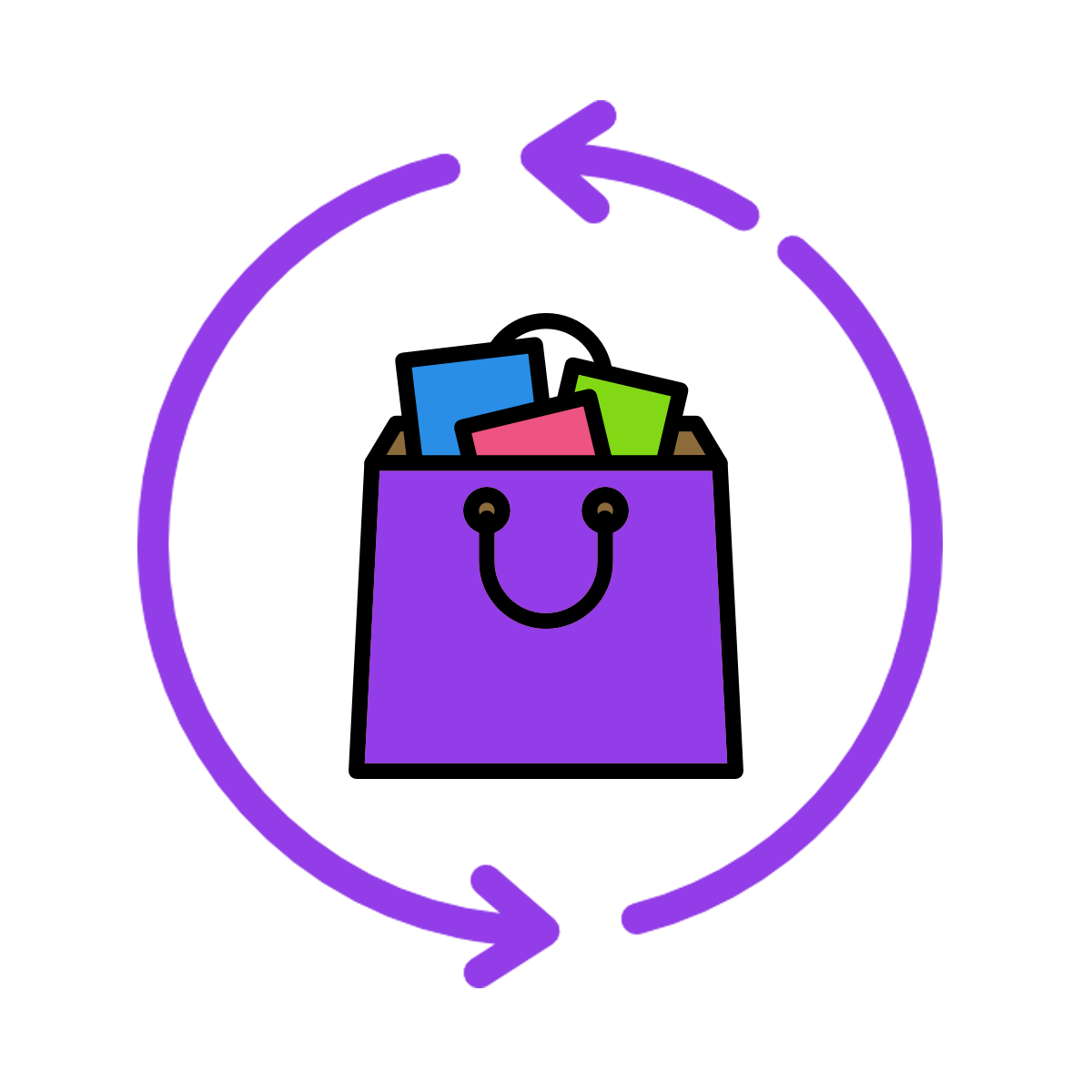 Repeat order easily with one click in my account pages. logo