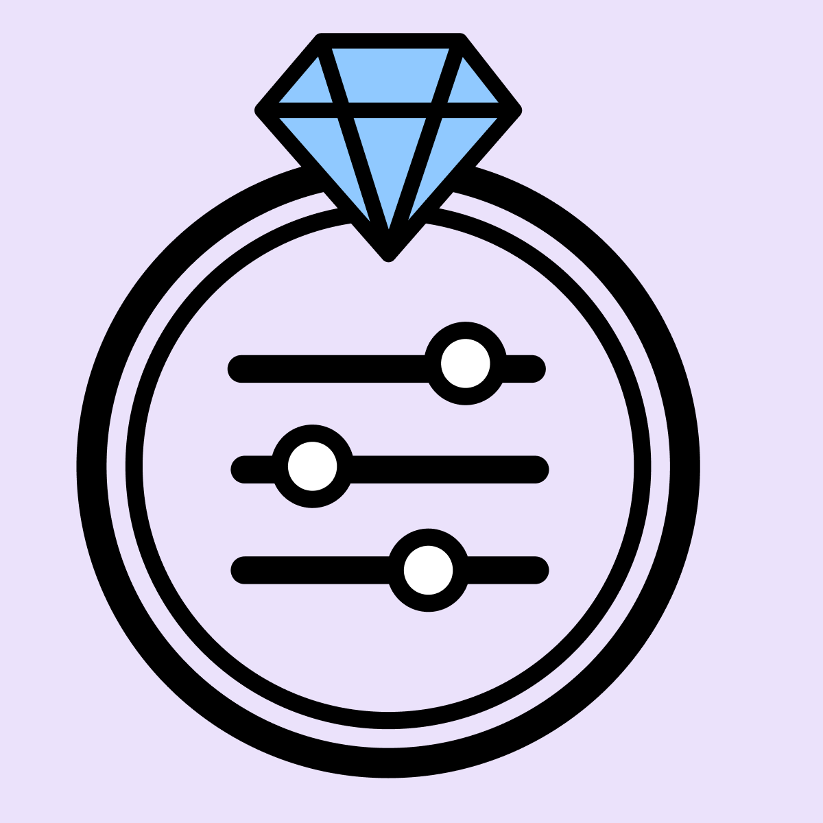 Enhance your conversion rate using Keyideas' Advanced Ring Filter and Search app for jewelers.