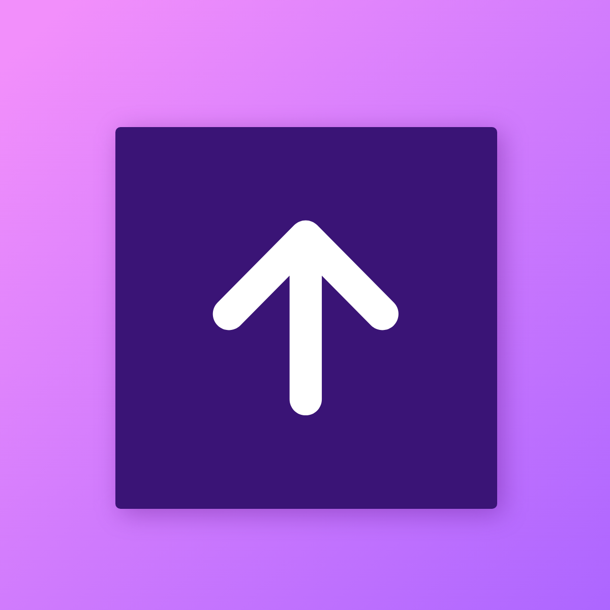 Easily add scroll to top button to your website. logo