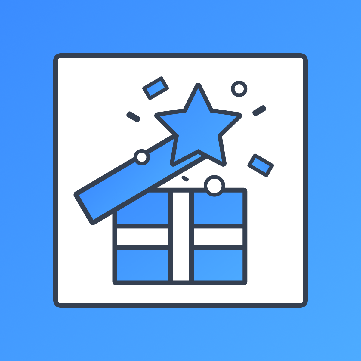POWR Mystery Gift Box Game logo