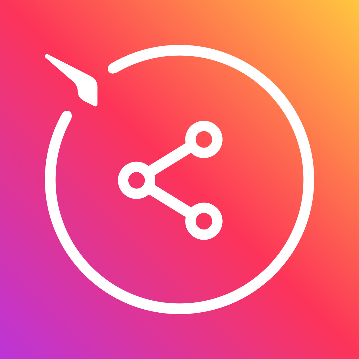 Let your website visitors easily share your content in social media logo