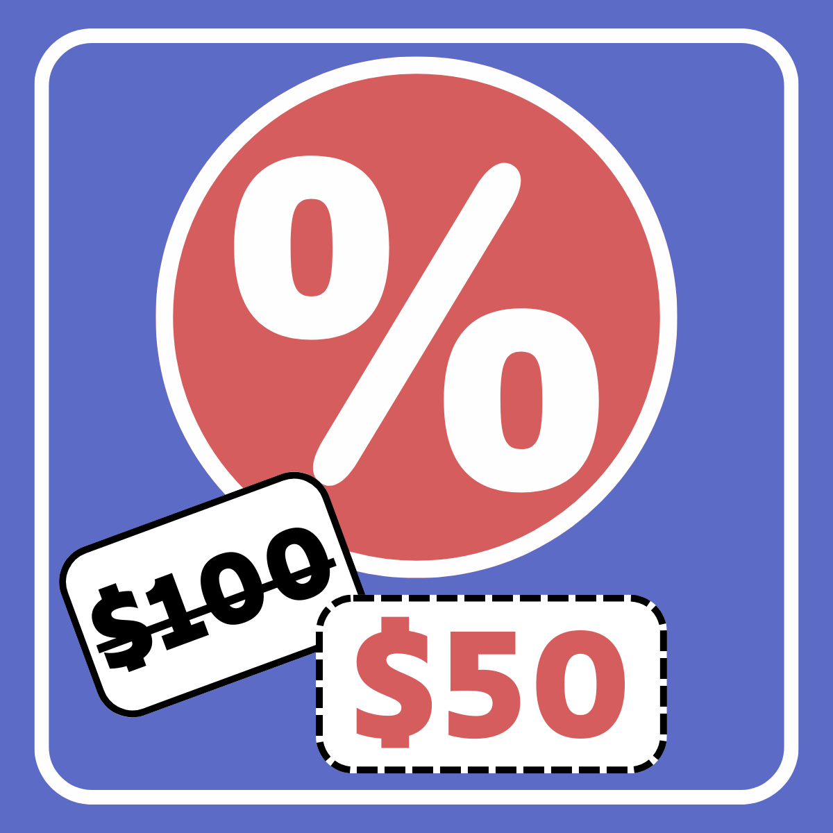 Bulk Discounts for Sale Price display, scheduling, rounding & rollback. Easily show Compare Price logo