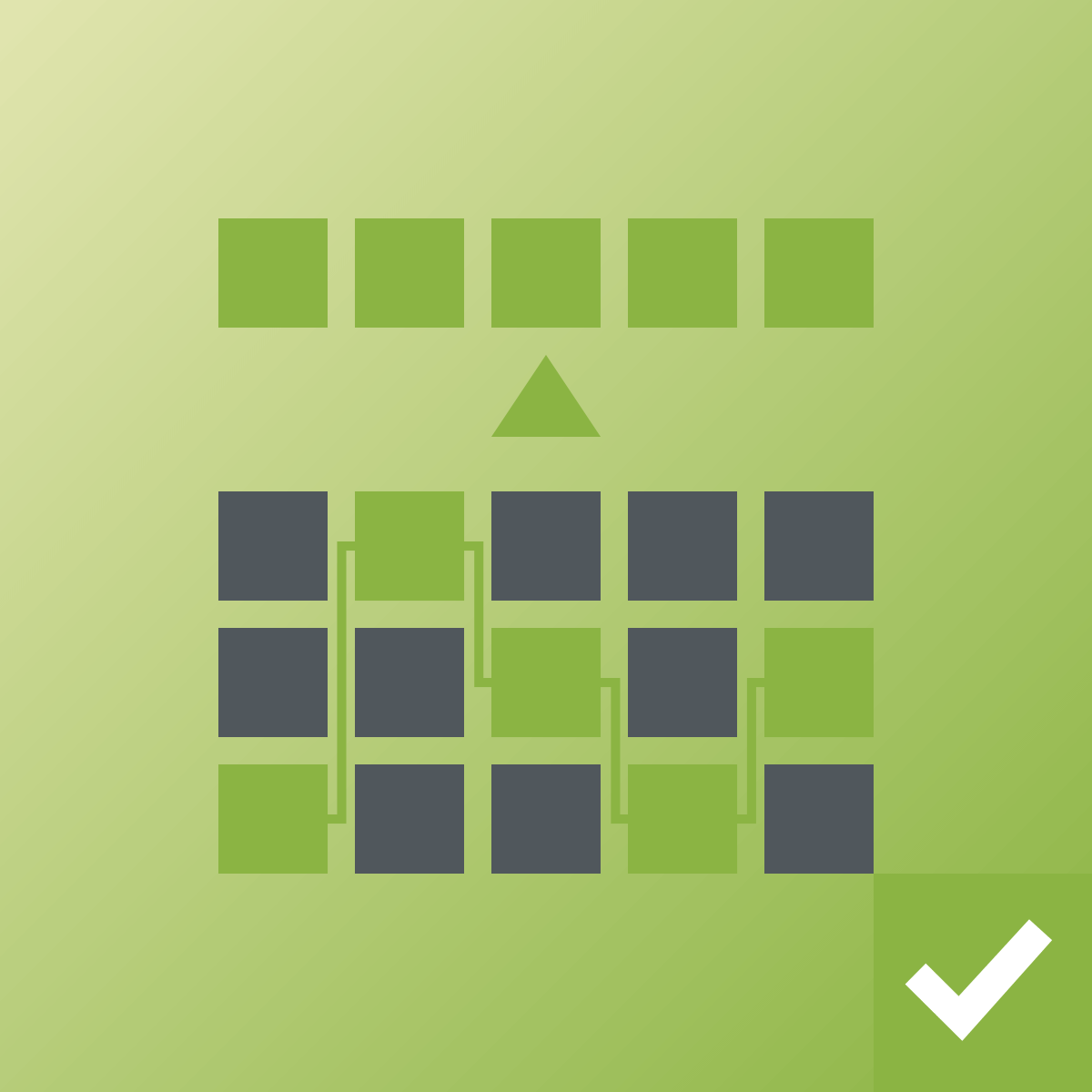 The app updates a metafield with a list of references to other products that match on a given value.