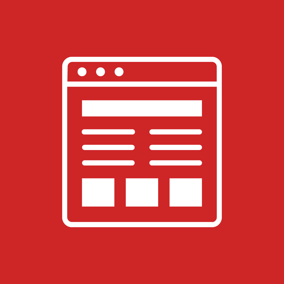 Design your own custom-made pages by dragging and dropping logo