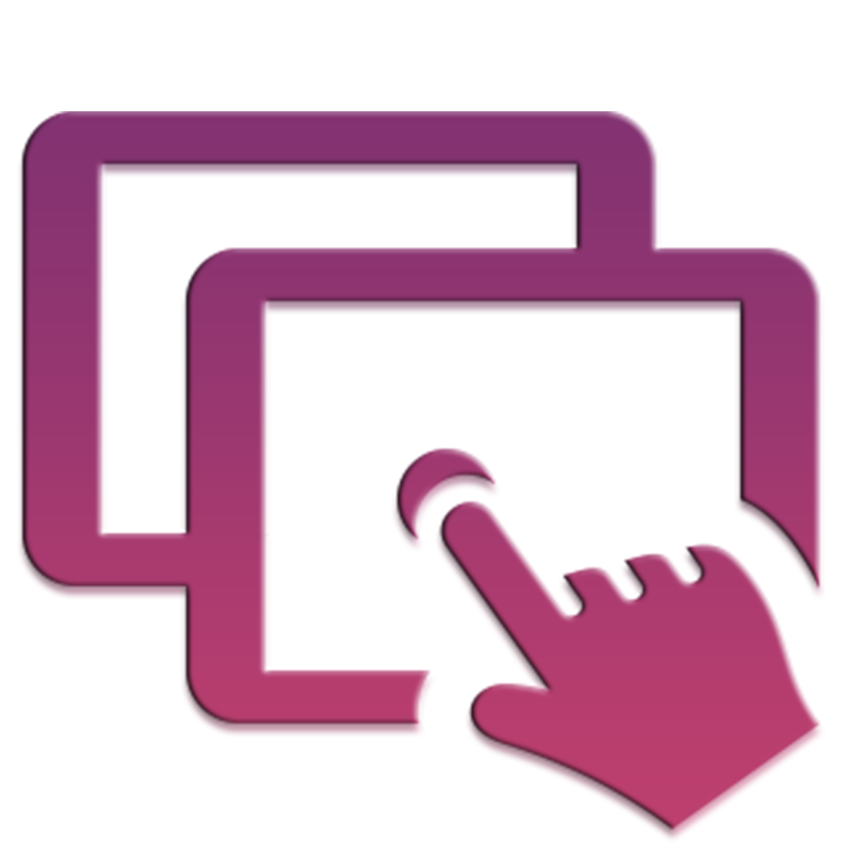 The Tabicon app helps in displaying short messages or emoticons on the tab.