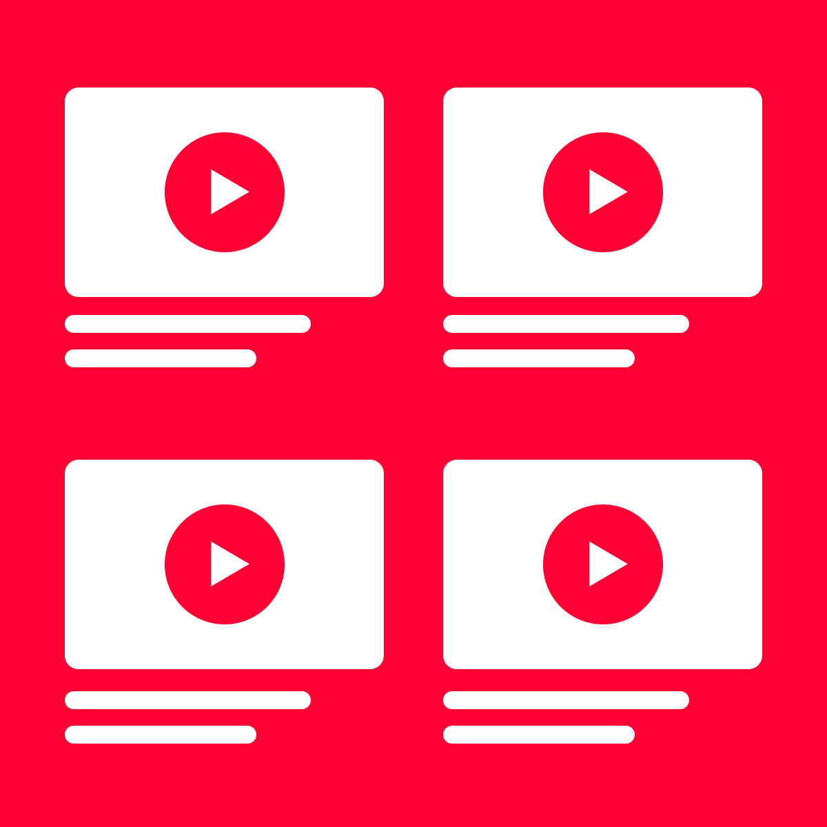 Create YouTube Sliders or Galleries for your Store