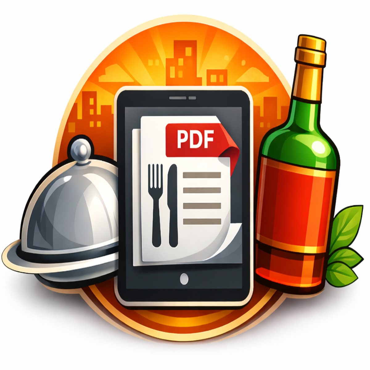 Create professional restaurant & bar PDF menus with QR codes from your product collections.