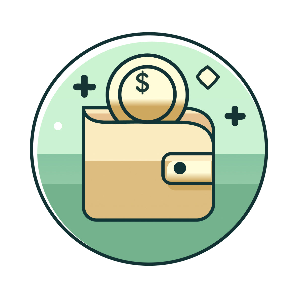 The app gives your loyal customers the credits on every purchase that they can use later as discount logo