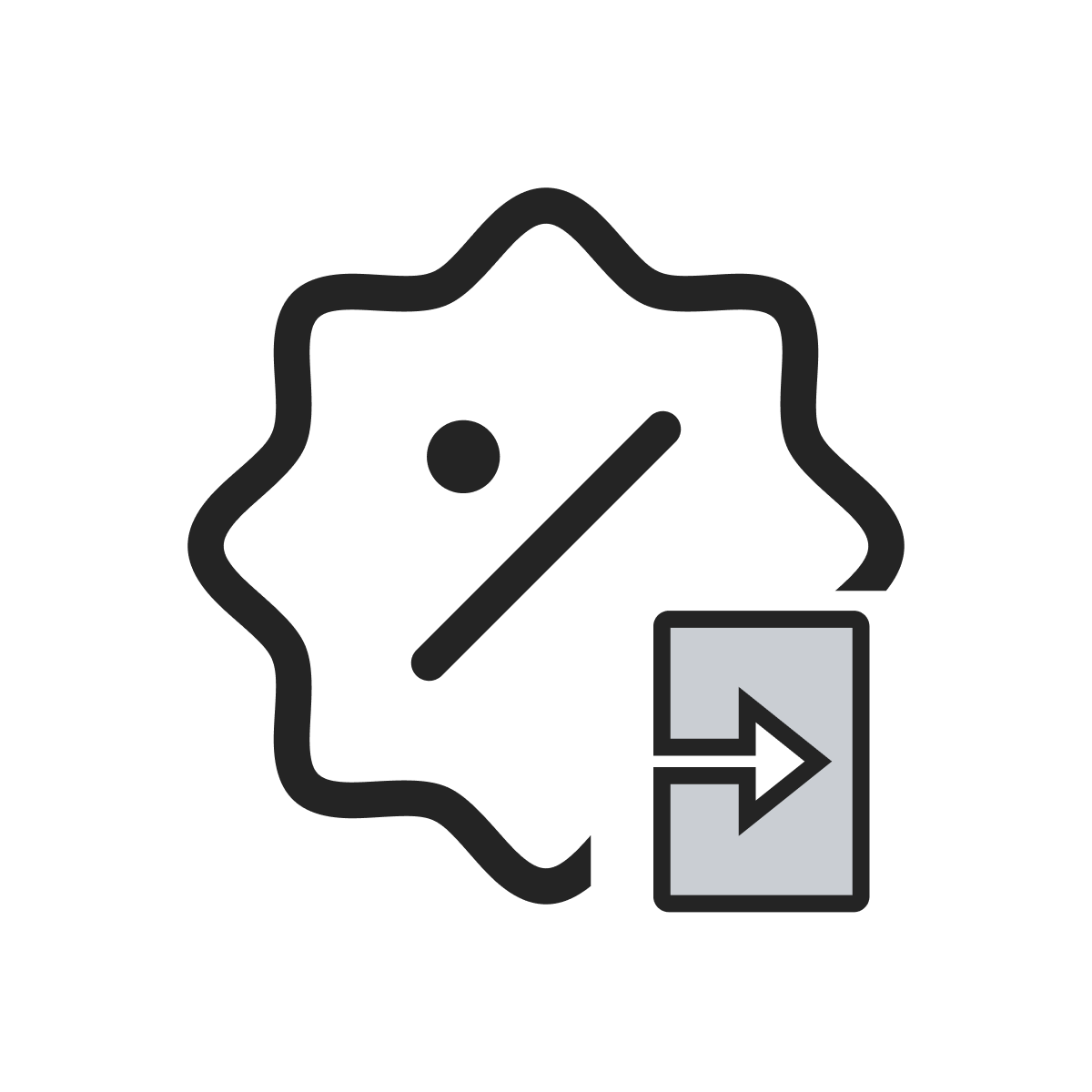 シンプルな日本製の商品割引アプリ。ログインしている顧客を対象とした初回購入時の商品割引を簡単に実現できます。 logo