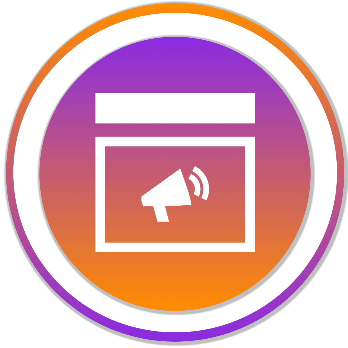 Animate your messages with a scrolling announcement bar to effectively promote offers and updates. logo