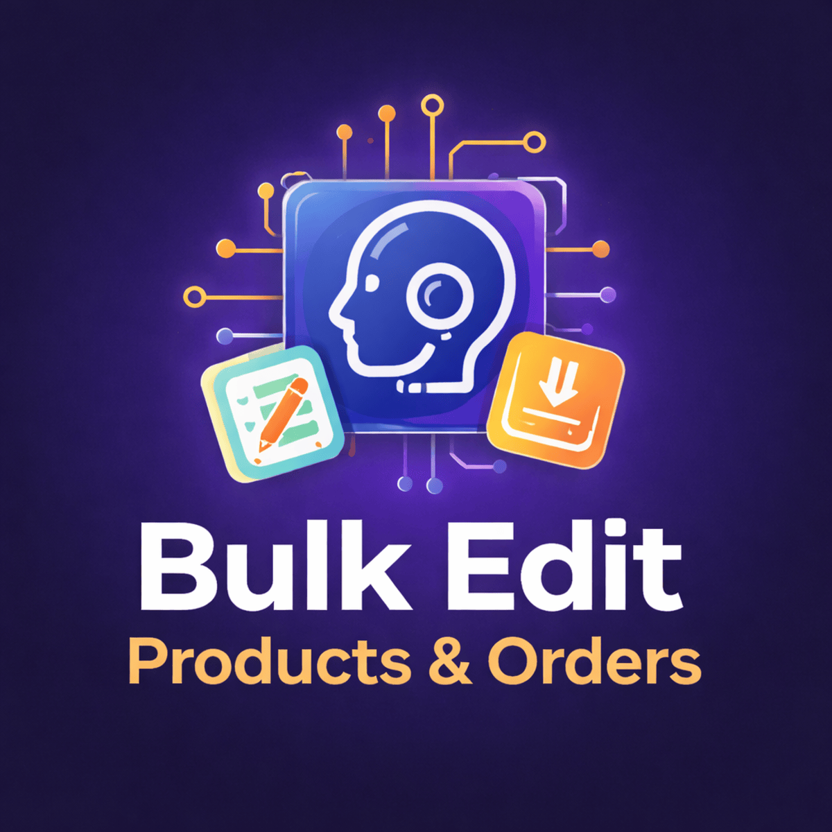 Bulk edit products and inventory. Export product and order data when needed.