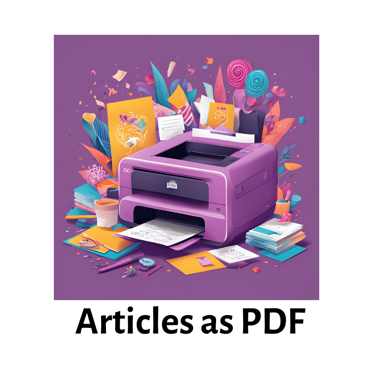 Export to PDF, send your blog posts, news, announcements to your customers.