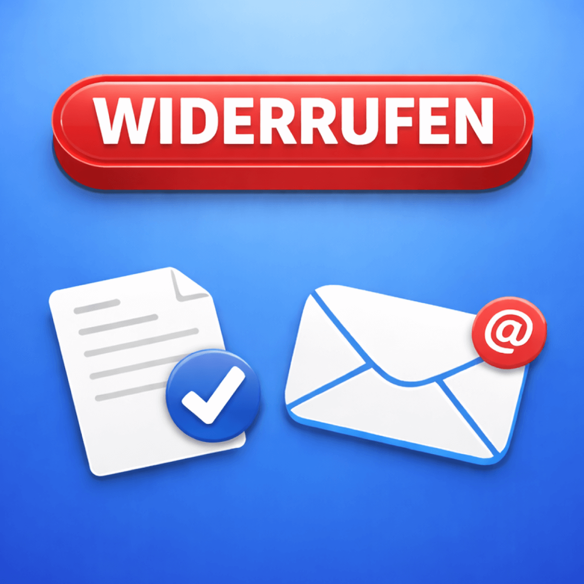 Providing a legally compliant, always-accessible withdrawal button for revoking an order or contract