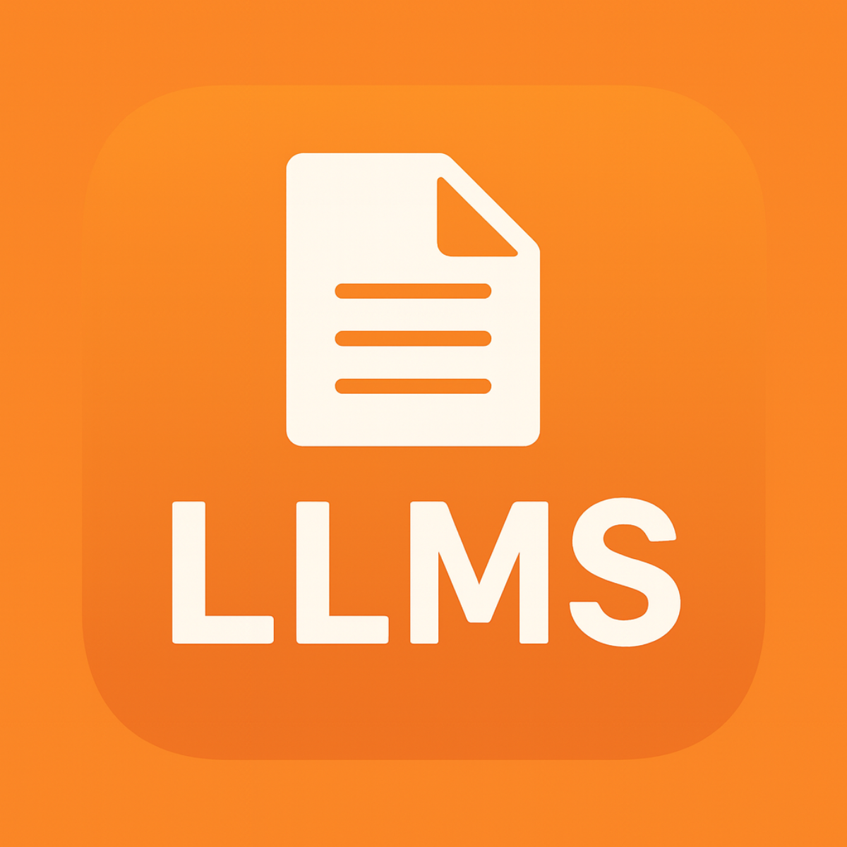 Generate and optimize your store’s LLMs.txt file to help improve AI visibility and indexing accuracy logo