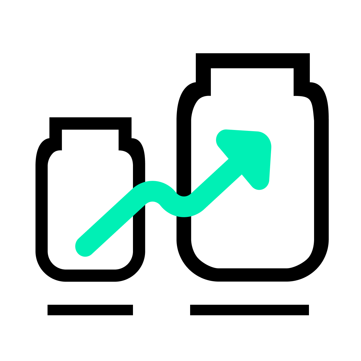 Incredibly simple upsell. Product upgrades directly in checkout flow. Ideal for supplement brands.