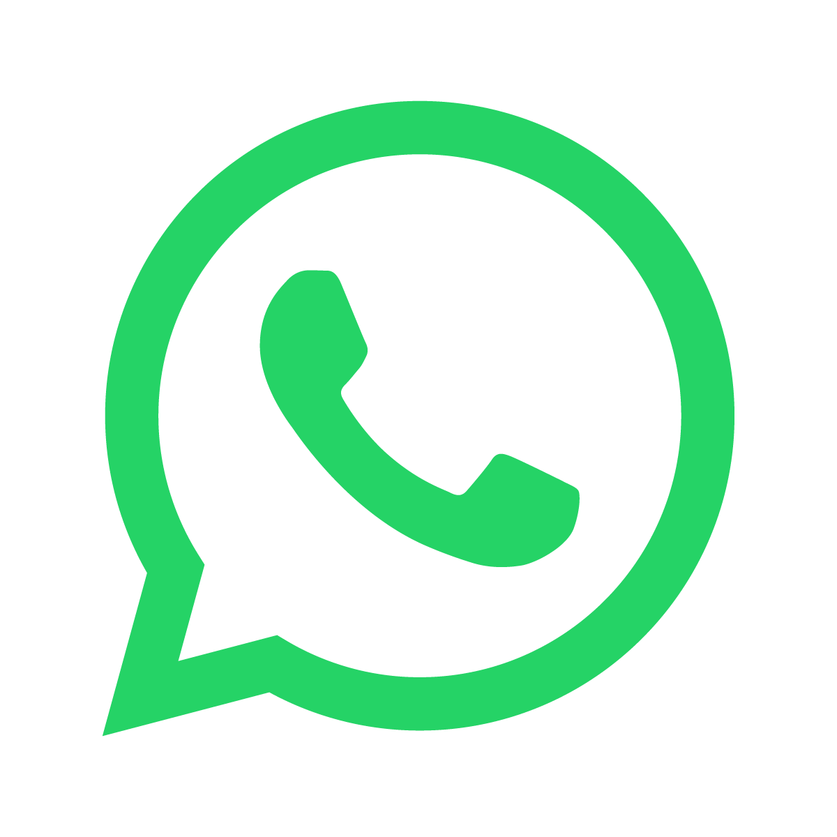 An official app from Meta: Keep customers informed with timely order updates on WhatsApp logo