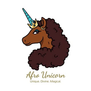 afrounicorns logo