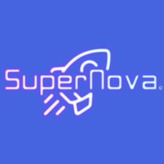 Supernova néon personnalisé logo
