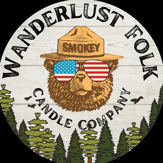 Wanderlust Folk Candle Co. logo