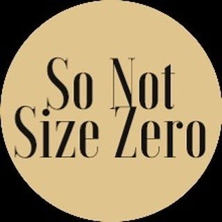 So Not Size Zero logo