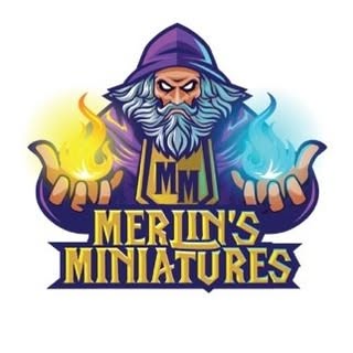 Merlins Miniatures logo
