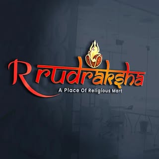 R Rudraksha logo