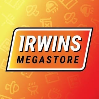 IRWINS MEGASTORE logo