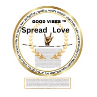 Good Vibes Spread Love logo