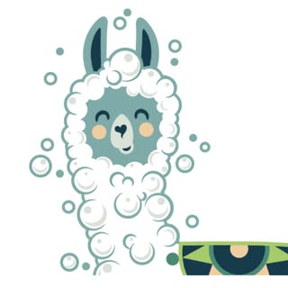 Green Llama logo