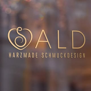 Sald harzmade Schmuckdesign logo