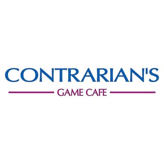 Contrarian's Game Cafe logo