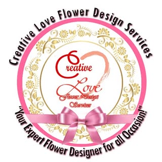 CREATIVE LOVE FLOWER DESIGN SERVICES logo