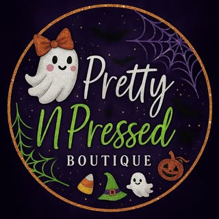 Pretty N Pressed Boutique logo