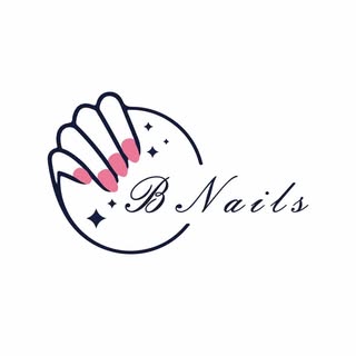 B Nails logo