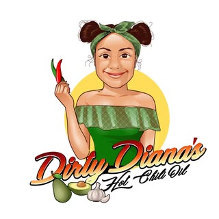 Dirty Diana's Hot Chili Oil logo
