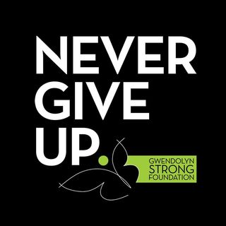 NEVER GIVE UP. SHOP logo