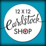 The 12x12 Cardstock Shop logo