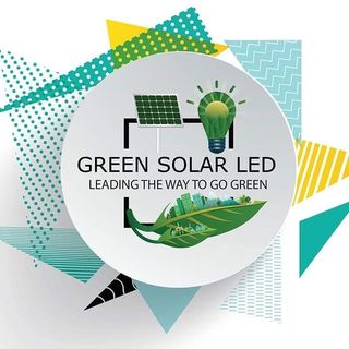 Green Solar LED logo