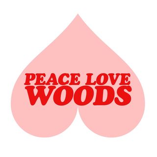 PEACE LOVE WOODS logo