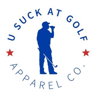 U Suck at Golf logo