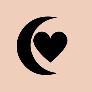 Moon + Heart  logo