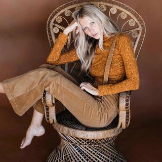 Golden Brown The Label logo